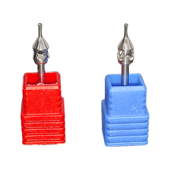 Fue tırtıklı Punch Saç Ekimi 9x4 mm Kırmızı